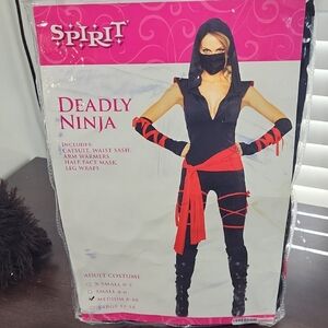 Spirit Deadly Ninja Costume. Size M (8-10)